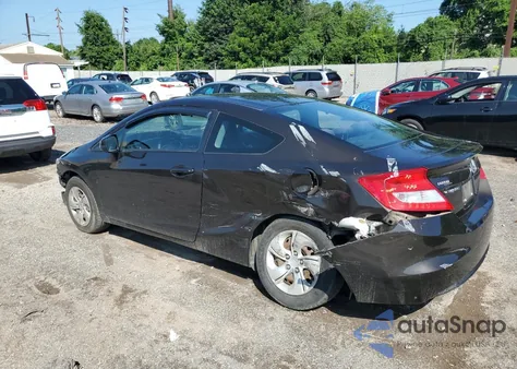 2013 Honda Civic Lx from USA, damaged, VIN 2HGFG3B5XDH500802